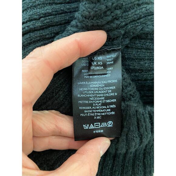 Urban Outfitters Women's S Black Ribbed Button Up Cardigan Sweater - Picture 5 of 7